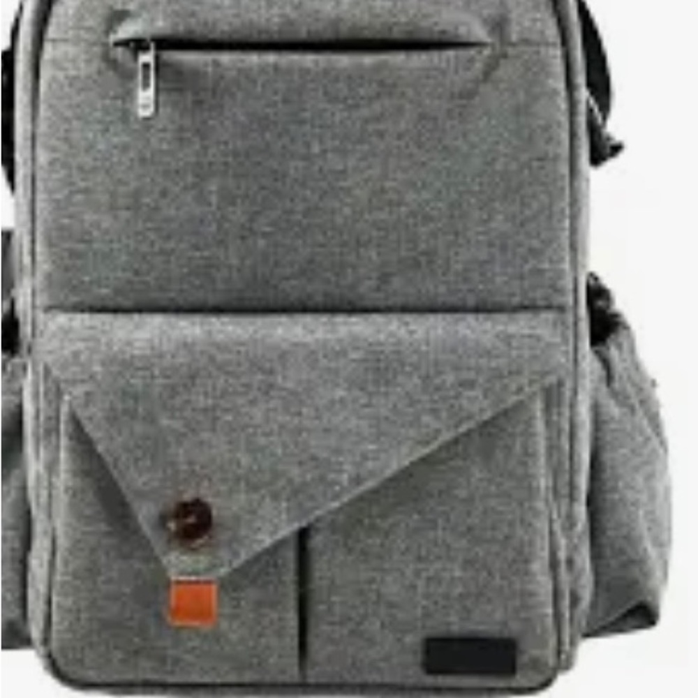 Hap Tim Multi- Function Large Grey Baby Diaper Ba… - image 8